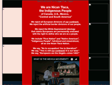 Tablet Screenshot of mexica-movement.org
